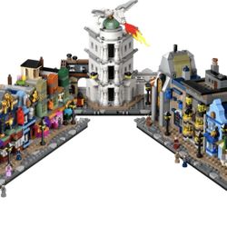 Pre-Built Lego Diagon Alley 76444