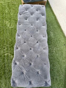 Gray ottoman