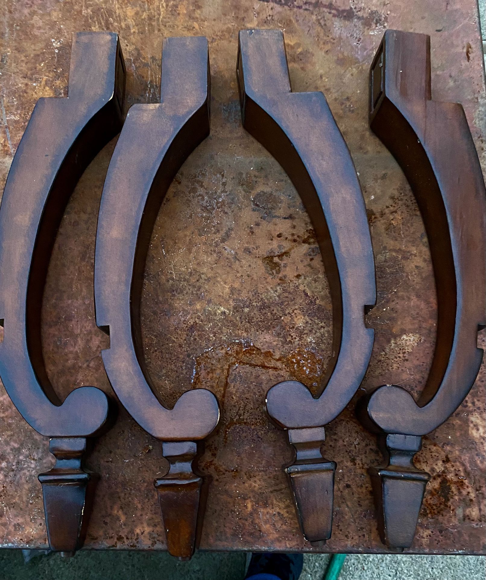 Beautiful Ornate Wooden Table Legs