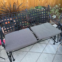 Metal Outdoor Patio Loveseat/Chair