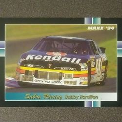Maxx NASCAR Sabco 1994 Bobby Hamilton Kendall Motor Oil Racing #280 Card Vintage Collectible Sports
