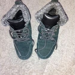 Ladies Waterproof Suede Ankle Boots Size 8 M Pickup Only Cash 