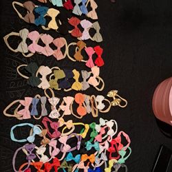 Nylon Baby Headband Bows