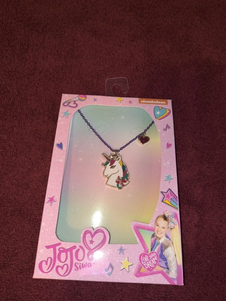 New Nickelodeon JoJo Siwa Unicorn Necklace