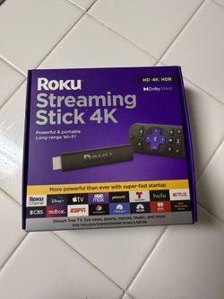 Roku streaming Stick 4k