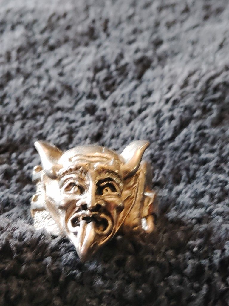 Sterling Silver Devil Ring