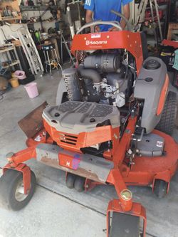 Husqvarna stand on mower..25hp.  Commercial unit. 54 inches. Kawasaki engine