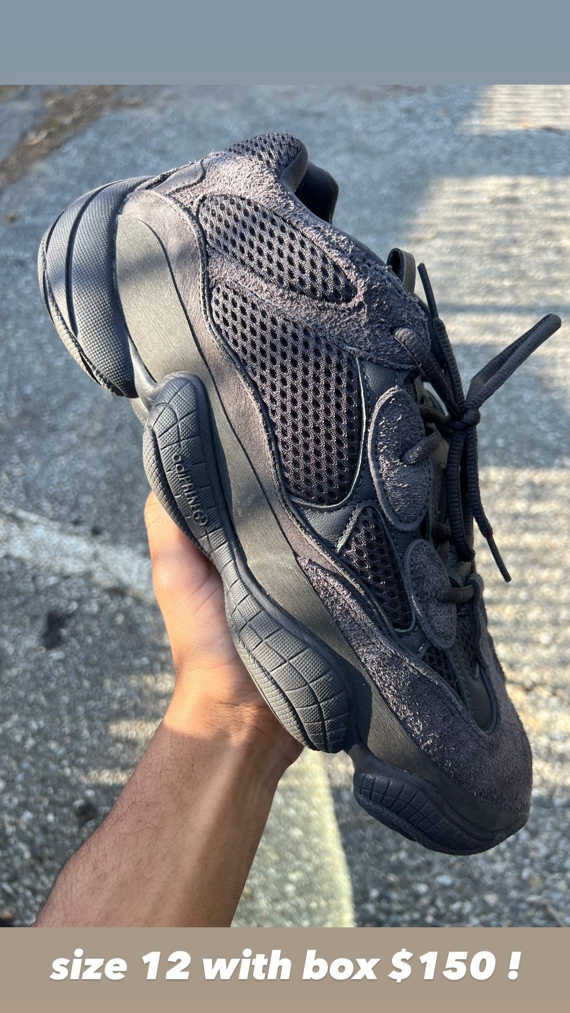 black utility yeezy 500