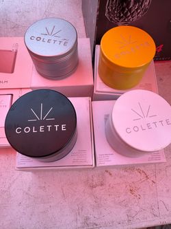 Colette ceramic herb grinder/ palm ccell aluminum alloy housing/ J case