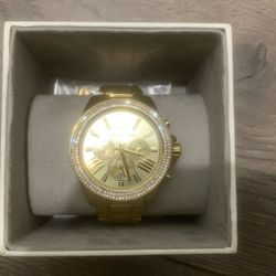 Mk Gold Stainless Watch
