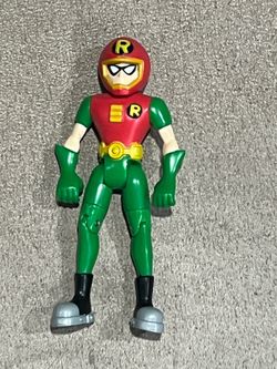 2003 Bandai Teen Titans GO! 3.5" ROBIN Action Figure loose DC comics