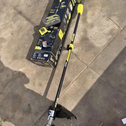 RYOBI 40V 15 in. Expand-It Cordless Battery Attachment Capable String Trimmer with 4.0 Ah Battery an