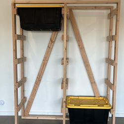 27 Gallon Tote Storage Rack 
