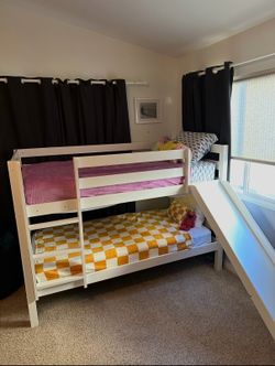 Bunk bed with slide