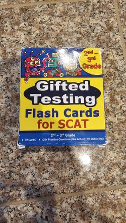 SCAT Prep Flash cards by TestingMoms