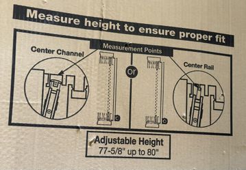 Adjustable Screen Door Brand New. Still In Box