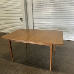 Vintage Broyhill Walnut Dining Table 