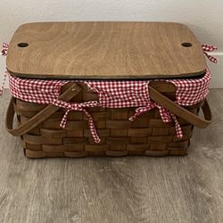 Meadow Picnic basket By Anthropologie 