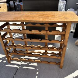 Free Wooden Wine Rack 