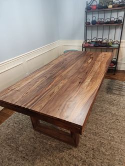 Beautiful wood dining table