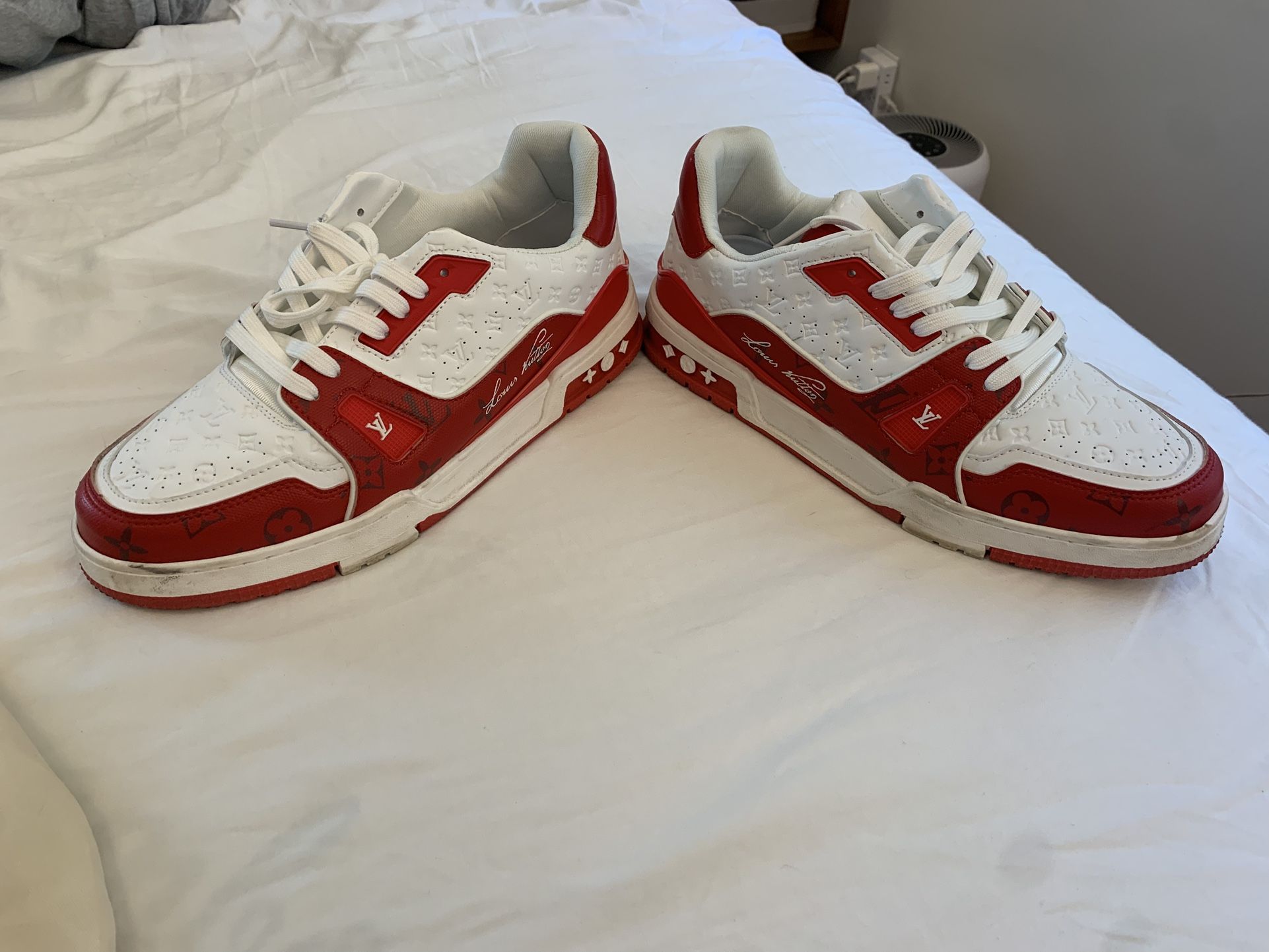 Louis Vuitton Red Trainers Size 46 (US 12)