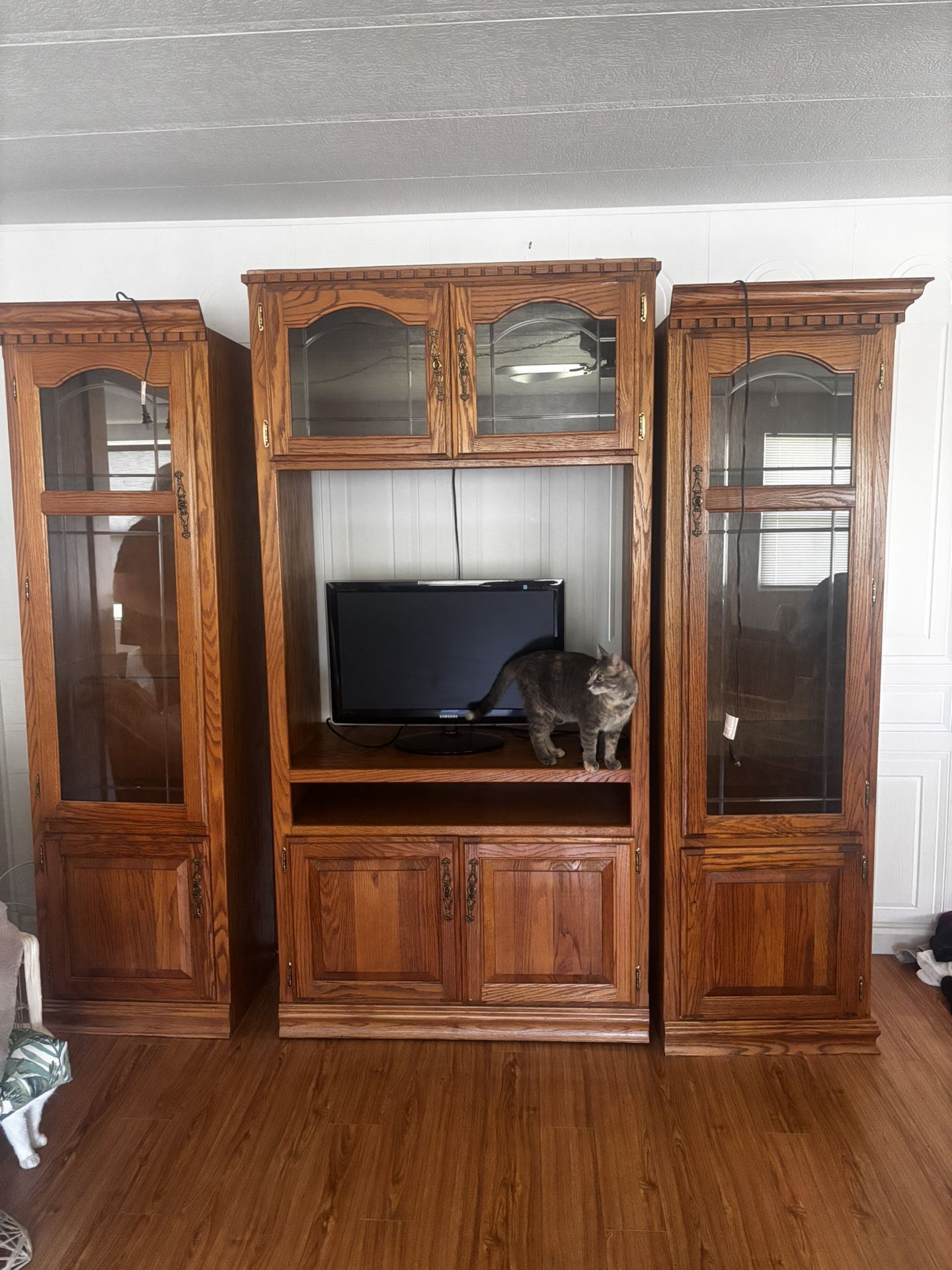 Oak Entertainment Center