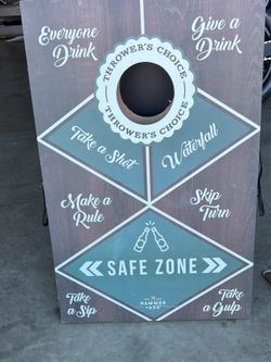 Cornhole drinking game