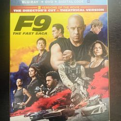 F9 The Fast Saga Blu-Ray Director’s Cut Movie