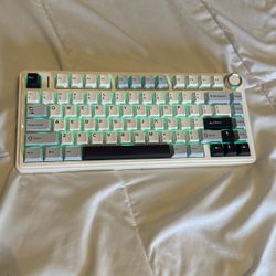 x Aula F75 Gasket Mechanical Keyboard, 75% Wireless Hot Swappable Gaming Keyboard