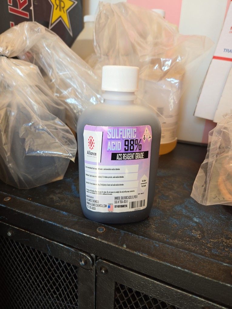 Sulfuric Acid Quart Size