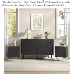 6-Drawer Dresser And Nightstand Set