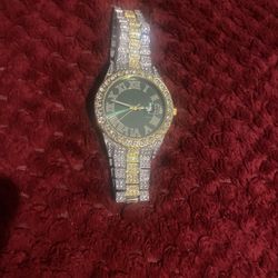 Gold Silver Watch