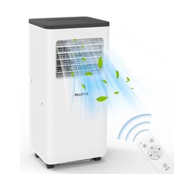 10,000 BTU Portable Air Conditioners, Portable AC for Room up to 450 Sq. Ft, 5-in-1 Portable AC Unit with LED Display/Remote Control