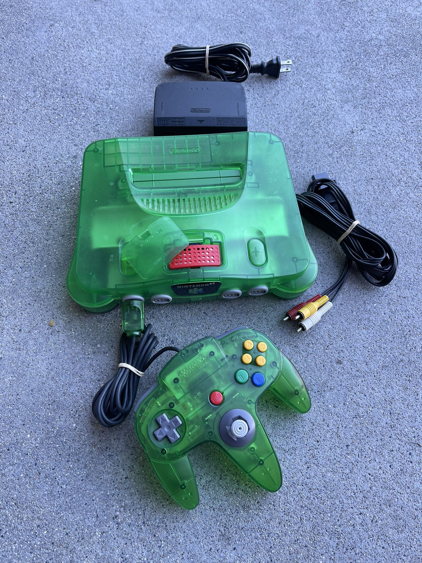 Nintendo 64 Jungle Green System