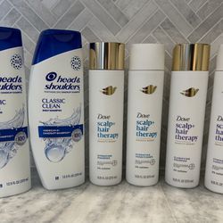 Dove Scalp+ Therapy And Head & Shoulders Shampoo/conditioner - Bundle #13
