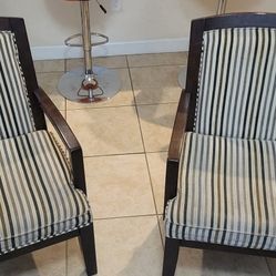 2 Upholsterd Armchairs