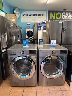 LG Washer and Gas Dryer Stackable Set