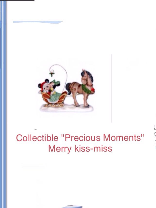 "Precious Moments" Merry kiss-miss