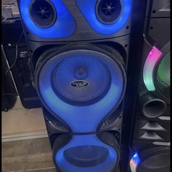  🩷😱 Doble bocina 10 × 12🩷 Bluetooth🩷 con micrófono