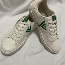 Y Y Nation Fractus Sneakers Green & White Sugarcane Size 9.5M Shoes