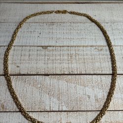 Vintage Givenchy Gold Tone 24” Necklace 