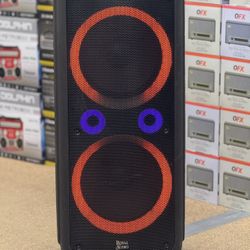 Rechargeable Party Speaker w/ FREE Wireless Mic(2x)
