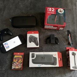 Nintendo Switch 2 Bundle - Pro Controller, Case, Donkey Kong Physical & More - $650
