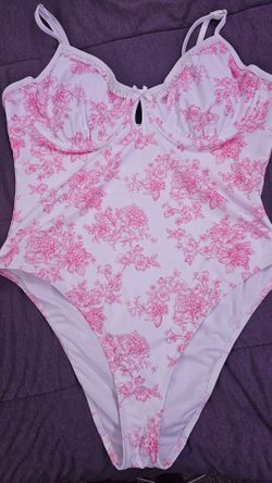floral bathing suit