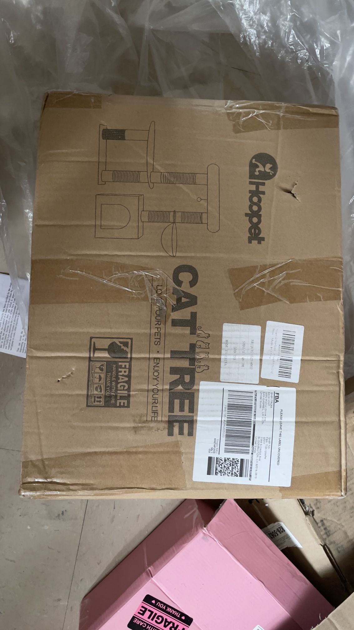 Hoopet Cat Tree House BRAND NEW - Gray Grey