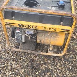 Wacker G 4000 Power Generator For Fix Or Parts 
