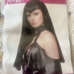 Halloween Black Vamp Wig