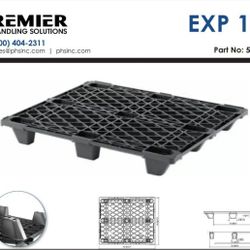 48x40 Plastic Nesting Pallets 2200 Lb