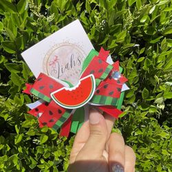 Watermelon Hairbow For Toddlers