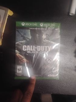 Black ops 1 Xbox disc unopened disc